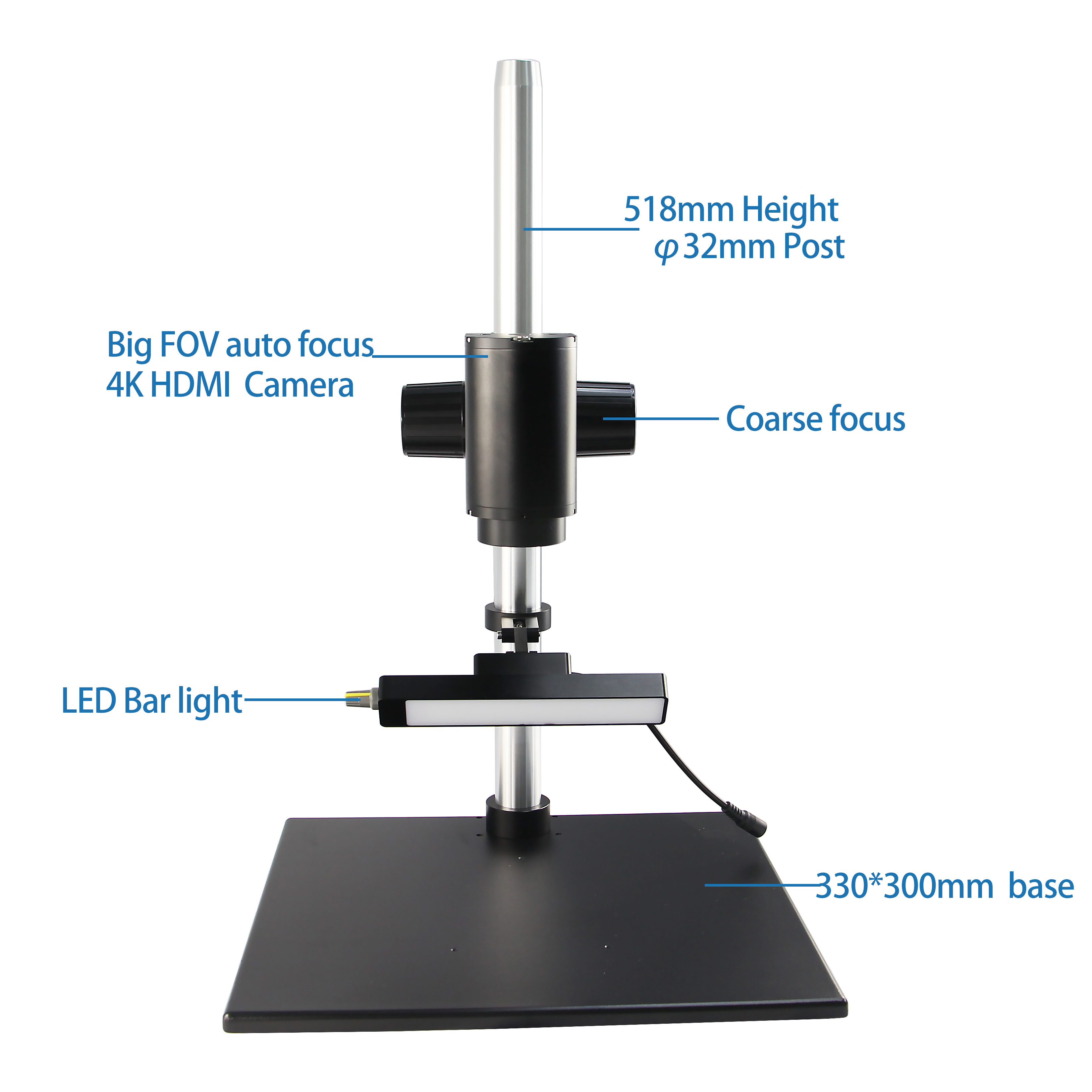 BMM2-4K8MPA Big FOV Auto Focus 4K Microscope